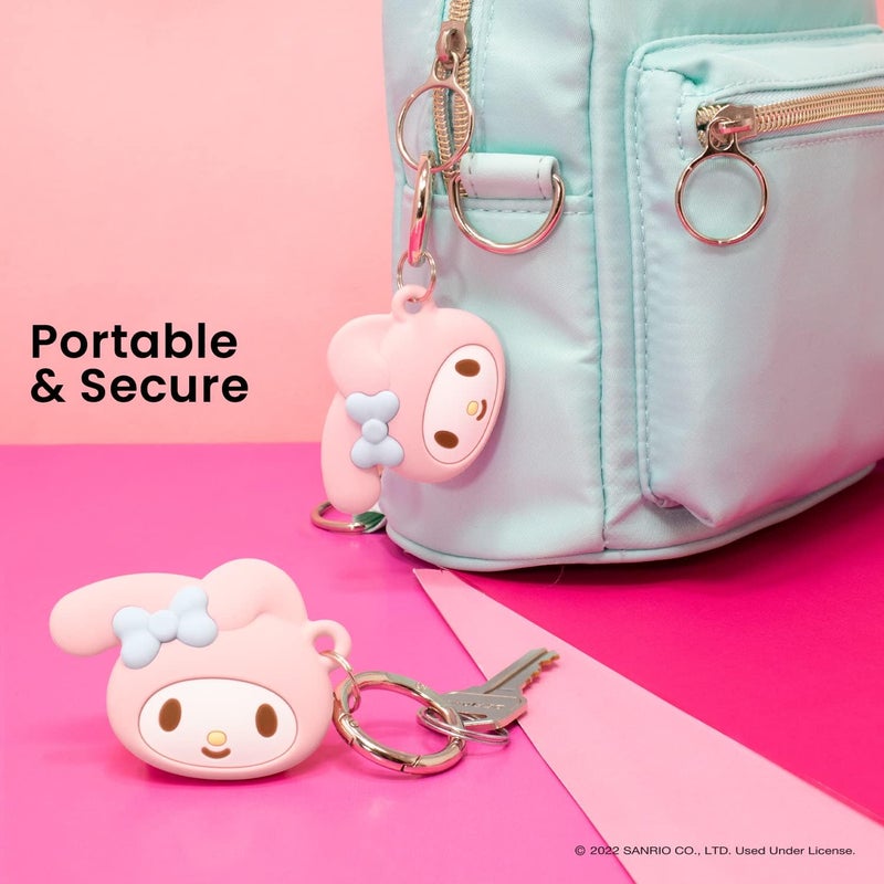 iFace Sanrio Friends Special Edition Silicone Protective Cover [ Compatible with Apple AirTag ][Cute Character Case] [Carabiner Keychain Clip Included] - My Melody - Image 3